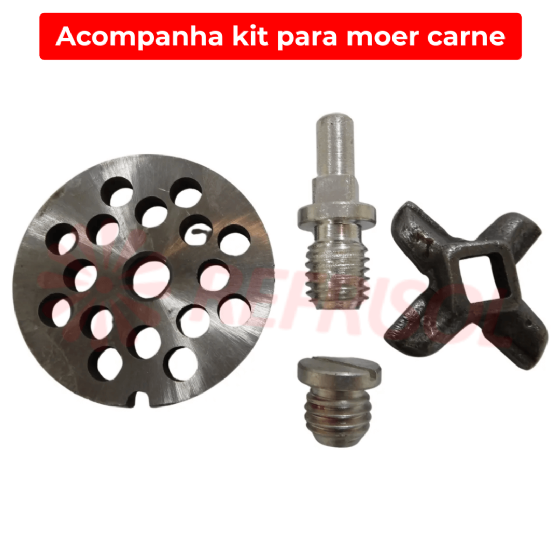 Cilindro Extrusor Moedor CL 10-25 Boca 5 Bivolt Do Cheff