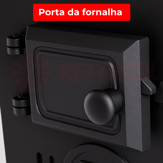 Fogão a Lenha Ferro Fundido Nº 00 Preto 3e Fogões