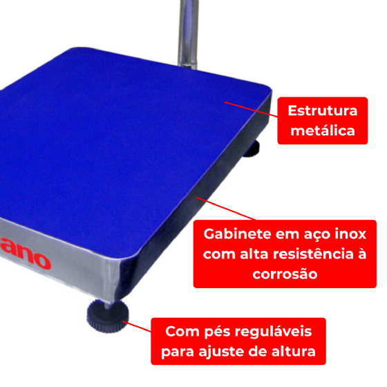 Balança de Plataforma UR 10000 LIGHT 150/50 40x50 cm Urano