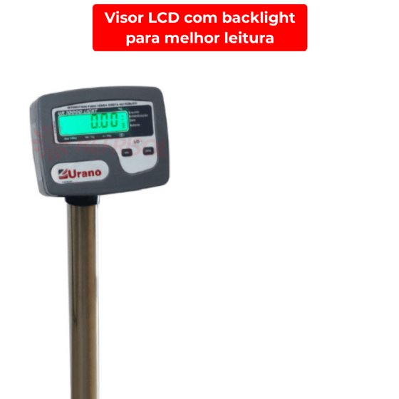 Balança de Plataforma UR 10000 Light 300/50 ME 45x60 cm Urano
