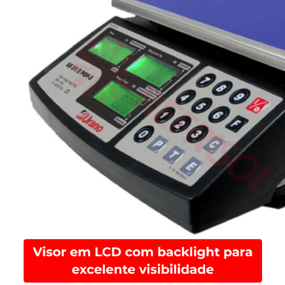 Balança Digital 31 kg POP-S 31/2 Urano