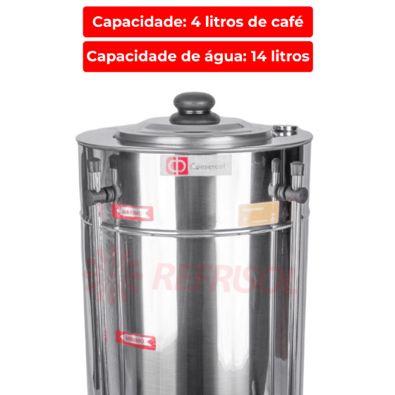 Cafeteira Elétrica Tradicional 4 Litros C42 220v Consercaf