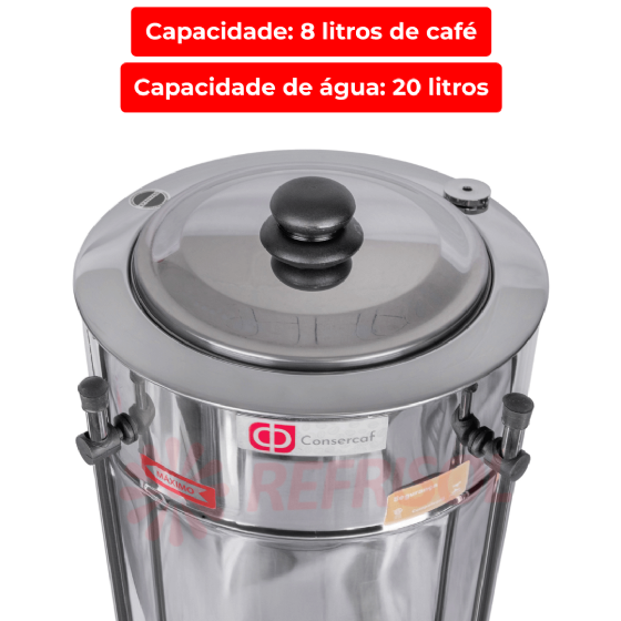 Cafeteira Elétrica Tradicional 8 Litros C82 220v Consercaf