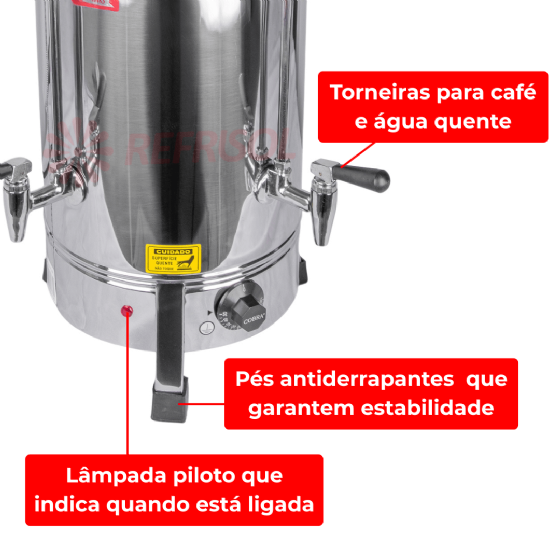Cafeteira Elétrica Tradicional 8 Litros C82 220v Consercaf
