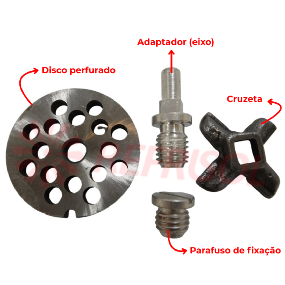 Cilindro Extrusor Moedor e Misturador CL 40 Total Inox Bivolt Do Cheff