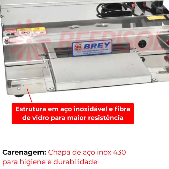 Embaladora SE 400 Inox 220v Metal Brey