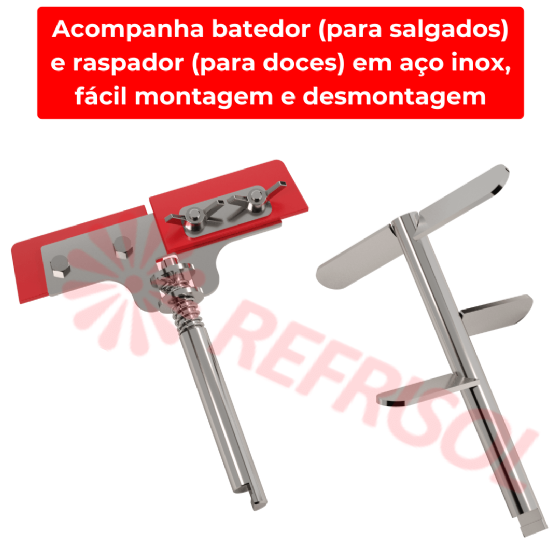 Misturador Industrial Gourmella Cooker CZ 10 F Panela de Alumínio Bivolt G Paniz