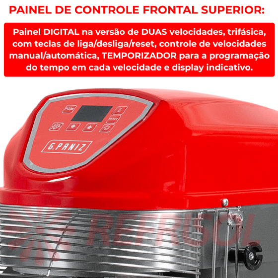 Amassadeira Espiral 2 Velocidades Inox 25 kg AE 25 G2 Monofásico 220v G Paniz