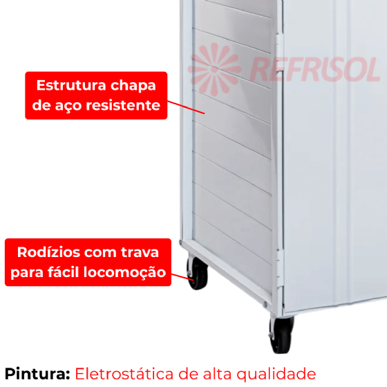 Armário de Crescimento 20 Esteiras Vazio Desmontável Imeca