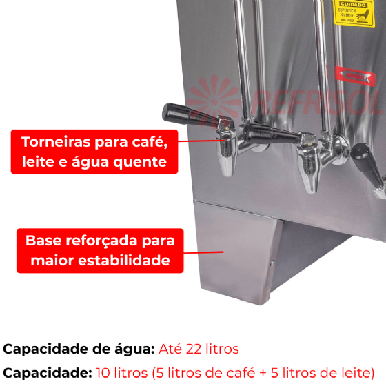 Cafeteira Elétrica Premium 10 Litros MCL 102 220v Consercaf