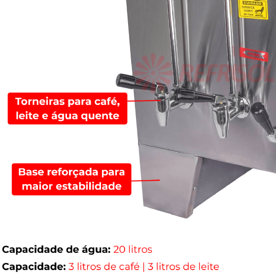 Cafeteira Elétrica Premium 6 Litros MCL 62 220v Consercaf