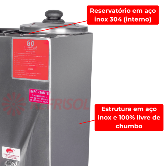 Cafeteira Elétrica Premium 6 Litros MCL 62 220v Consercaf