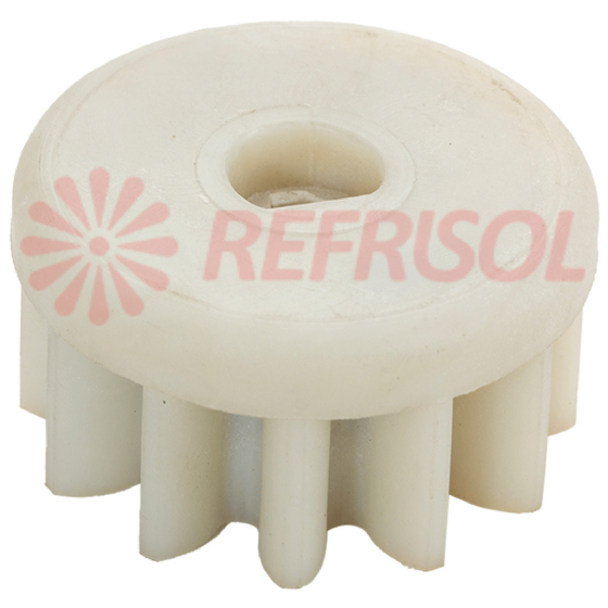 Engrenagem 12 Dentes com Flange Extrusor-Furo Meia Lua Pillar Food
