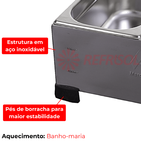 Derretedeira Profissional 2 Cubas 2,5 kg 110v Marchesoni