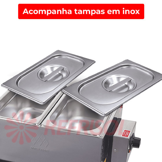 Derretedeira Profissional 2 Cubas 2,5 kg 110v Marchesoni
