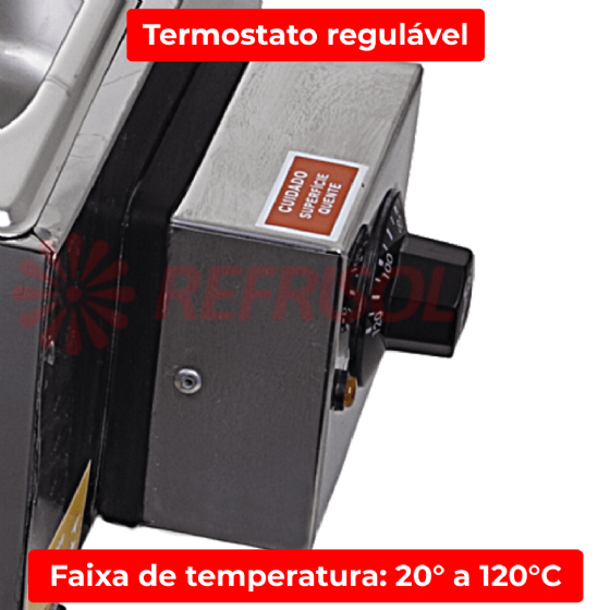 Derretedeira Profissional 2 Cubas 2,5 kg 110v Marchesoni
