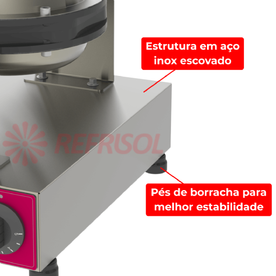 Máquina Industrial Bubble Waffle PRKB-10 220v Progás