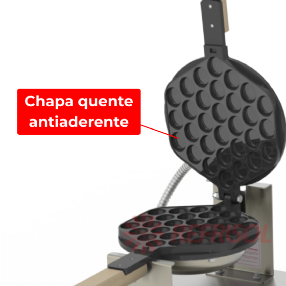 Máquina Industrial Bubble Waffle PRKB-10 220v Progás
