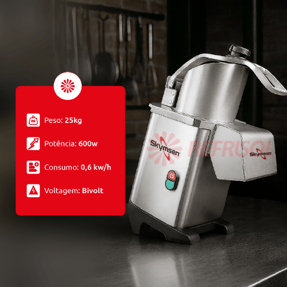 Multiprocessador de Alimentos 7 Discos PA-7 PRO Bivolt Skymsen