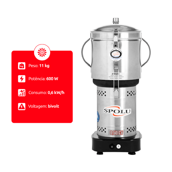 Cutter Processador de Alimentos 4 Litros SPL-200 Spolu