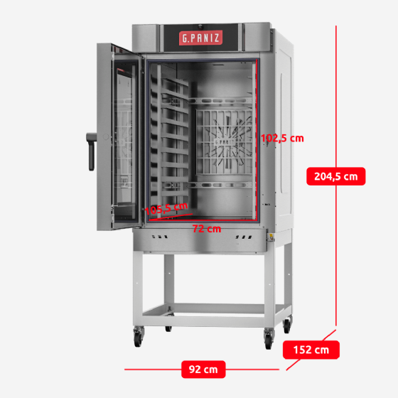 Forno Turbo 10 Esteiras a Gás FTG-3000 Epóxi G Paniz