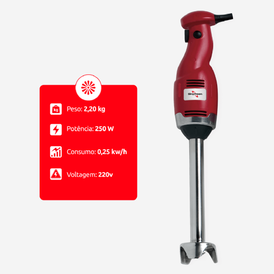 Mixer Profissional MX-300 com Haste Removível 220v Skymsen