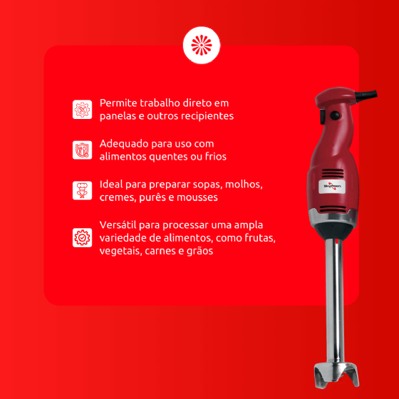 Mixer Profissional MX-300 com Haste Removível 220v Skymsen