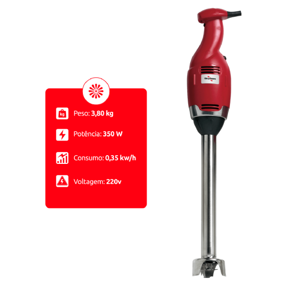 Mixer Profissional MX-400 com Haste Removível 220v Skymsen
