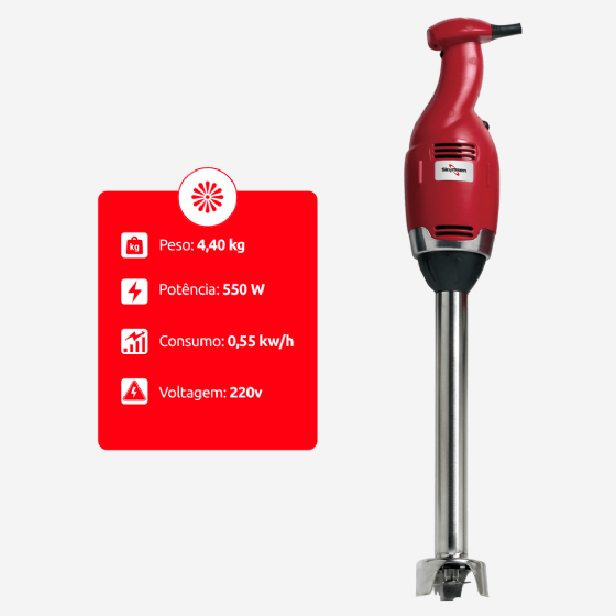 Mixer Profissional MX-500 com Haste Removível 220v Skymsen