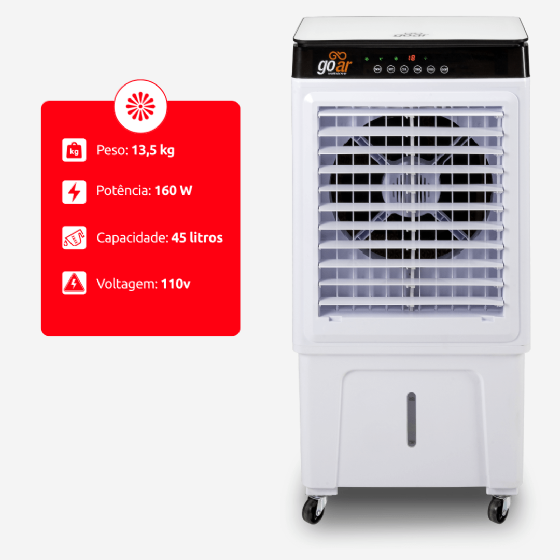 Climatizador Evaporativo 45 Litros 110v Goar