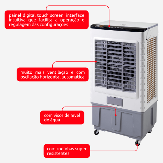 Climatizador Evaporativo 50 Litros 110v Goar
