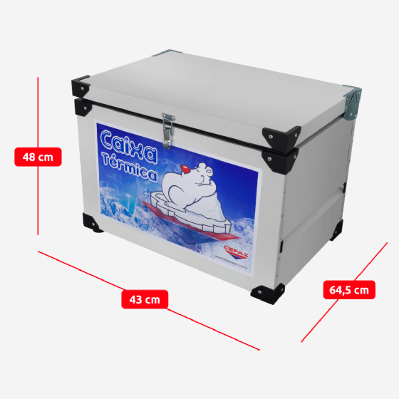 Caixa Térmica Cooler 68 Litros CTG-75 Cefaz