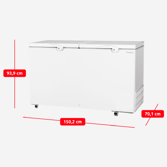 Freezer Horizontal 503 Litros Dupla Ação HCED 503 C 220v Fricon