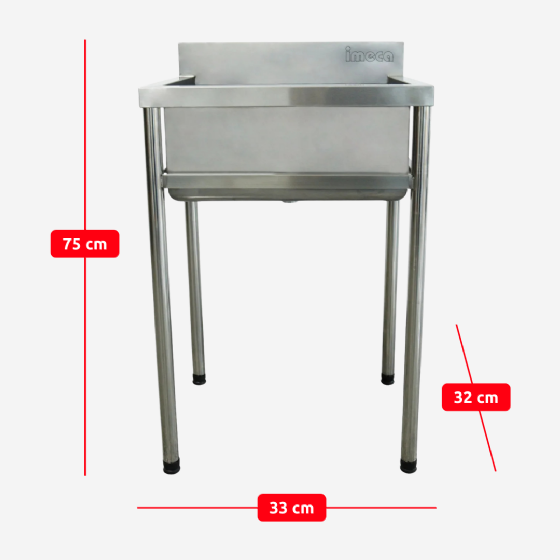 Tanque Total Inox 403 Industrial Cuba 60 x 50 Imeca
