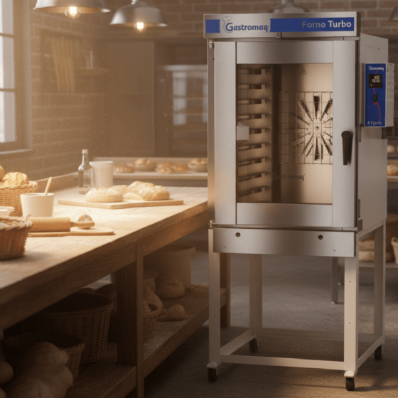 Forno Turbo 10 Esteiras à Gás FTG 10 Gastromaq