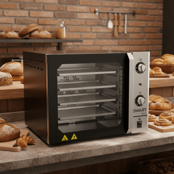 Forno Convector Preto Smart Basic Elétrico 220v Venâncio