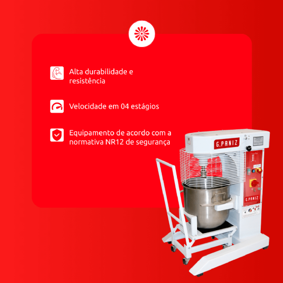 Batedeira Planetária 38 Litros BP 38 C 220v G Paniz