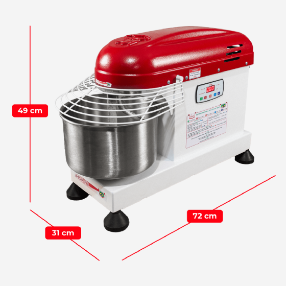 Amassadeira Espiral Profissional 05 kg AEM 05 PRO Bivolt Maná