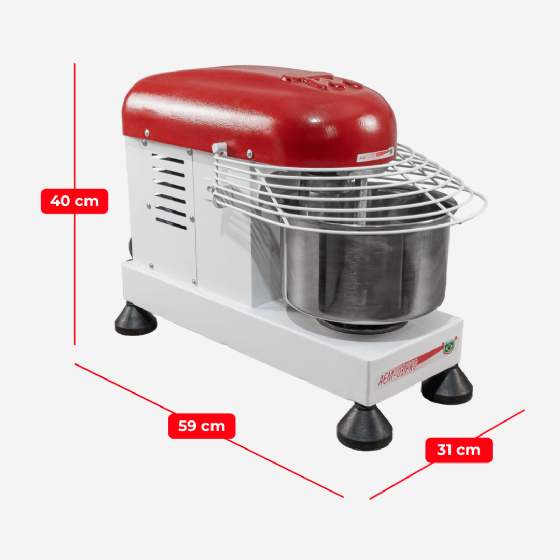 Amassadeira Espiral Profissional 03 kg AEM 03 PRO Bivolt Maná