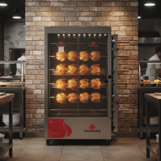Forno Tubular Rotativo PR-634TR Style Bivolt Progás