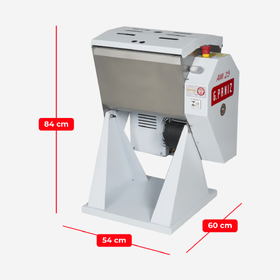 Amassadeira Semi Rápida Basculante 25 kg Am 25 Bivolt G Paniz