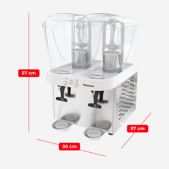 Refresqueira 32 Litros 2 Cubas RV216 220v Venâncio