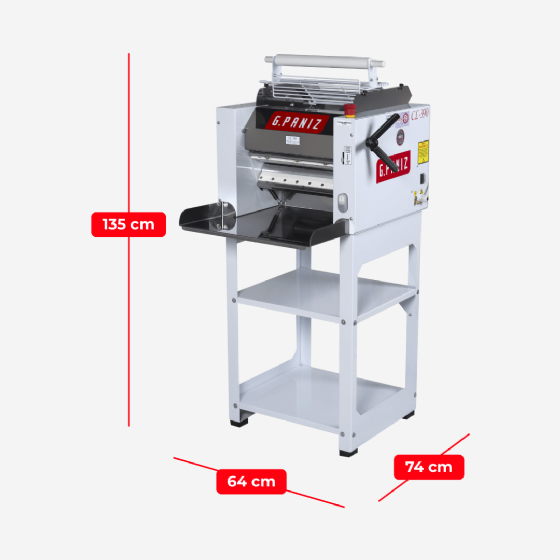 Cilindro Laminador CL 390 Pedestal Inox Bivolt G Paniz