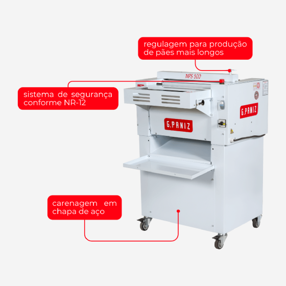 Modeladora de Pão MPS 500 Epóxi 220v G Paniz