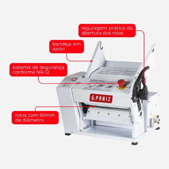 Cilindro Laminador CLE 300 Mini Bancada Bivolt G Paniz