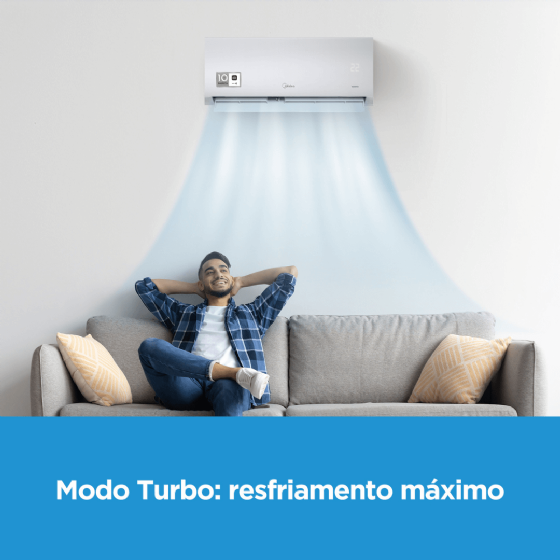 Ar-Condicionado Split Hi-Wall Inverter 12.000 BTU XtremeSave Quente e Frio 220v Midea 42AGVQI12M5