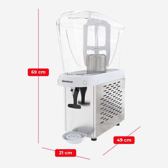 Refresqueira 16 Litros 1 Cuba RV116 220v Venâncio