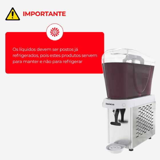 Refresqueira 16 Litros 1 Cuba RV116 220v Venâncio