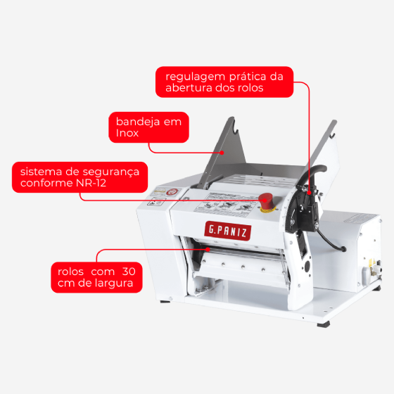 Cilindro Laminador CLI 300 de Bancada Bivolt G Paniz