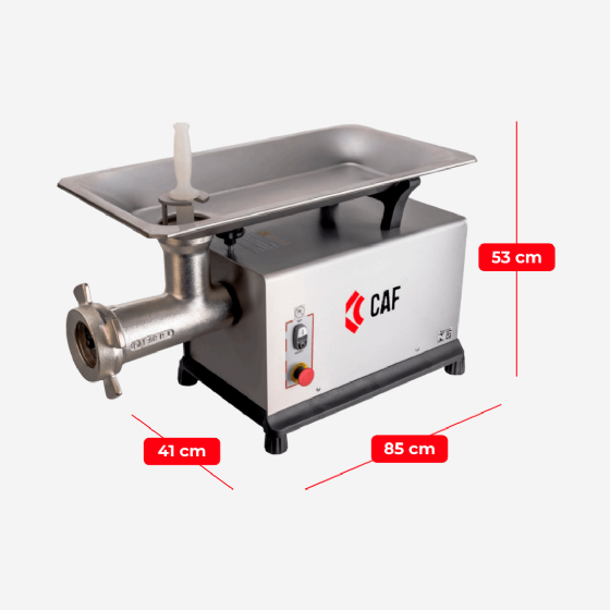 Picador Moedor de Carne Boca 98 de Ferro Fundido 220v Trifásico CAF